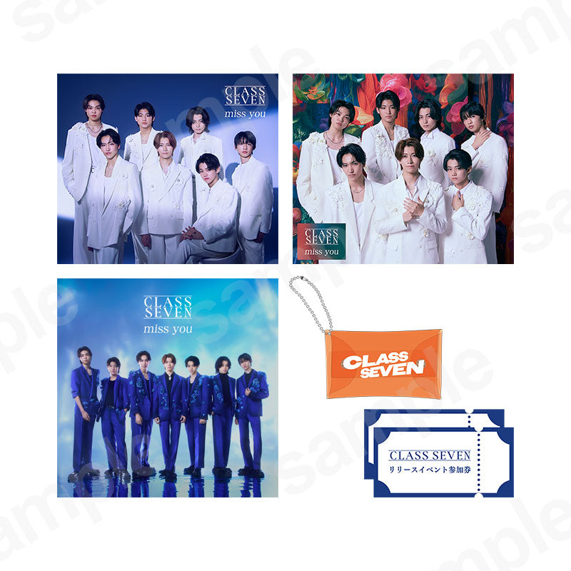 【Pre-order with Event Participation Ticket】《with a special offer for purchasing 3 editions in bulk (“Marmalade” Orange ver.)》"miss you" Limited First Edition A & Limited First Edition B & Standard Edition