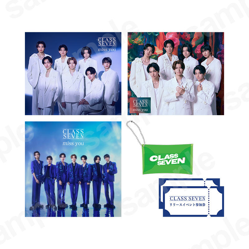 【Pre-order with Event Participation Ticket】《with a special offer for purchasing 3 editions in bulk (“ZAWAMEKI” GREEN ver.)》"miss you" Limited First Edition A & Limited First Edition B & Standard Edition