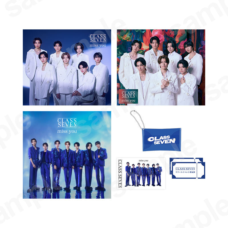 【先行予約商品・イベント参加券付】《3形態まとめ買い特典付 (“miss you” blue ver.)》「miss you」初回生産限定盤A・初回生産限定盤B・通常盤
