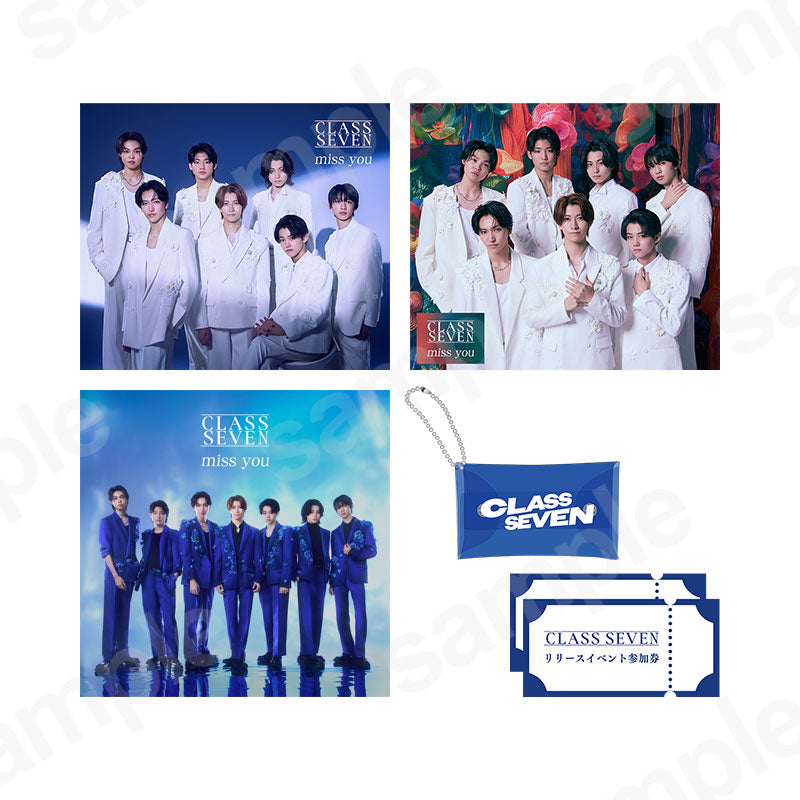 【Pre-order with Event Participation Ticket】《with a special offer for purchasing 3 editions in bulk (“miss you” blue ver.)》"miss you" Limited First Edition A & Limited First Edition B & Standard Edition