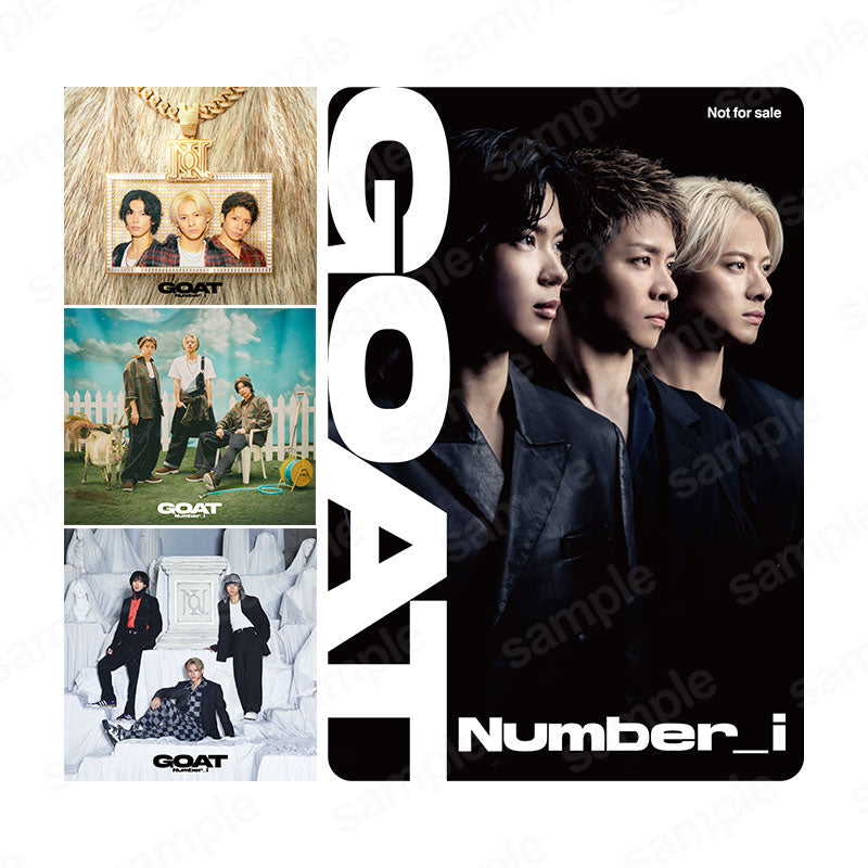 《with a special offer to buy 3 editions in bulk》"GOAT" First Limited Edition A & First Limited Edition B & Standard Edition