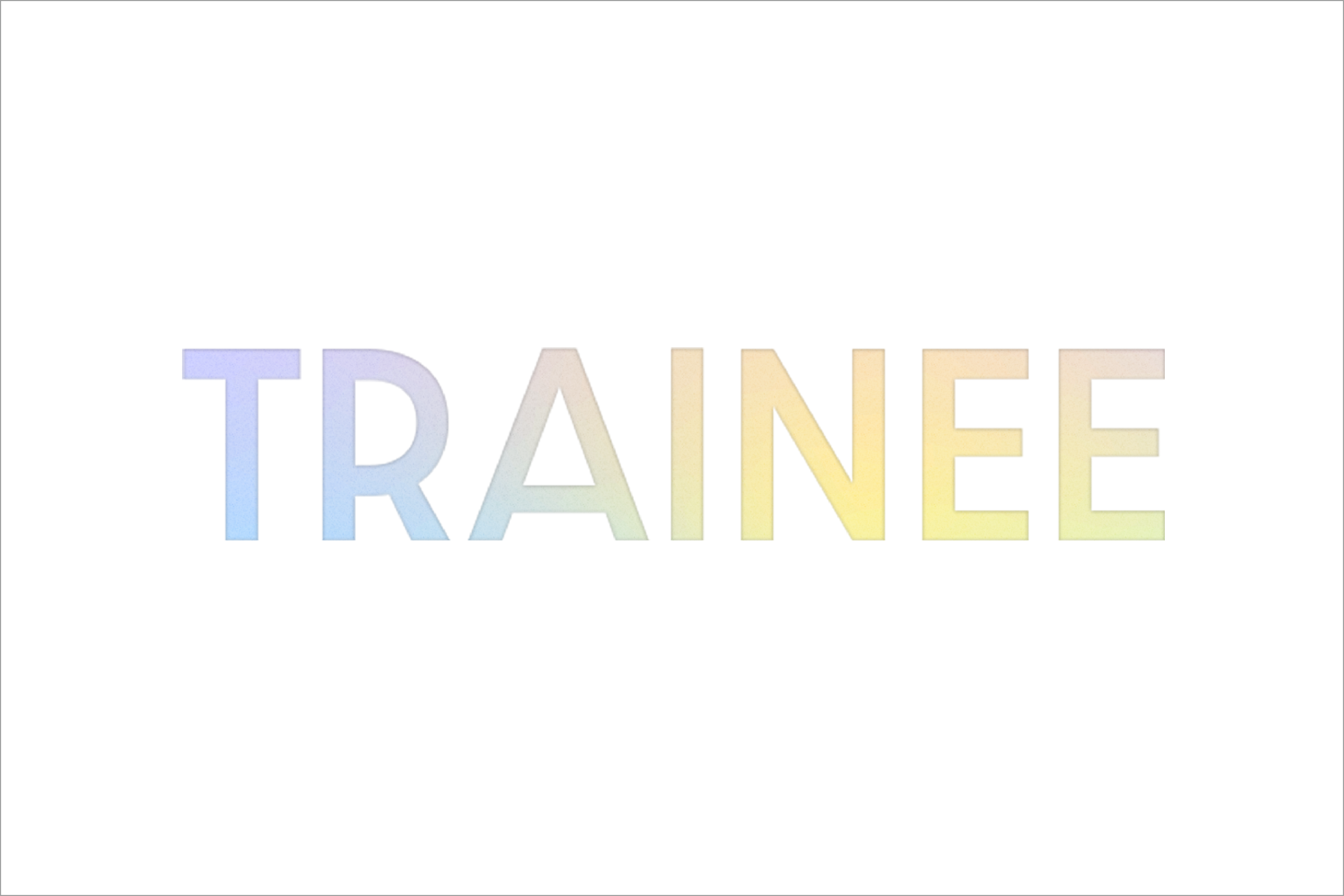 TRAINEE TRAINEE 初めての遠足オリジナルフォト