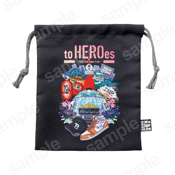 【Regular Sales】[to HEROes 2nd]Drawstring bag