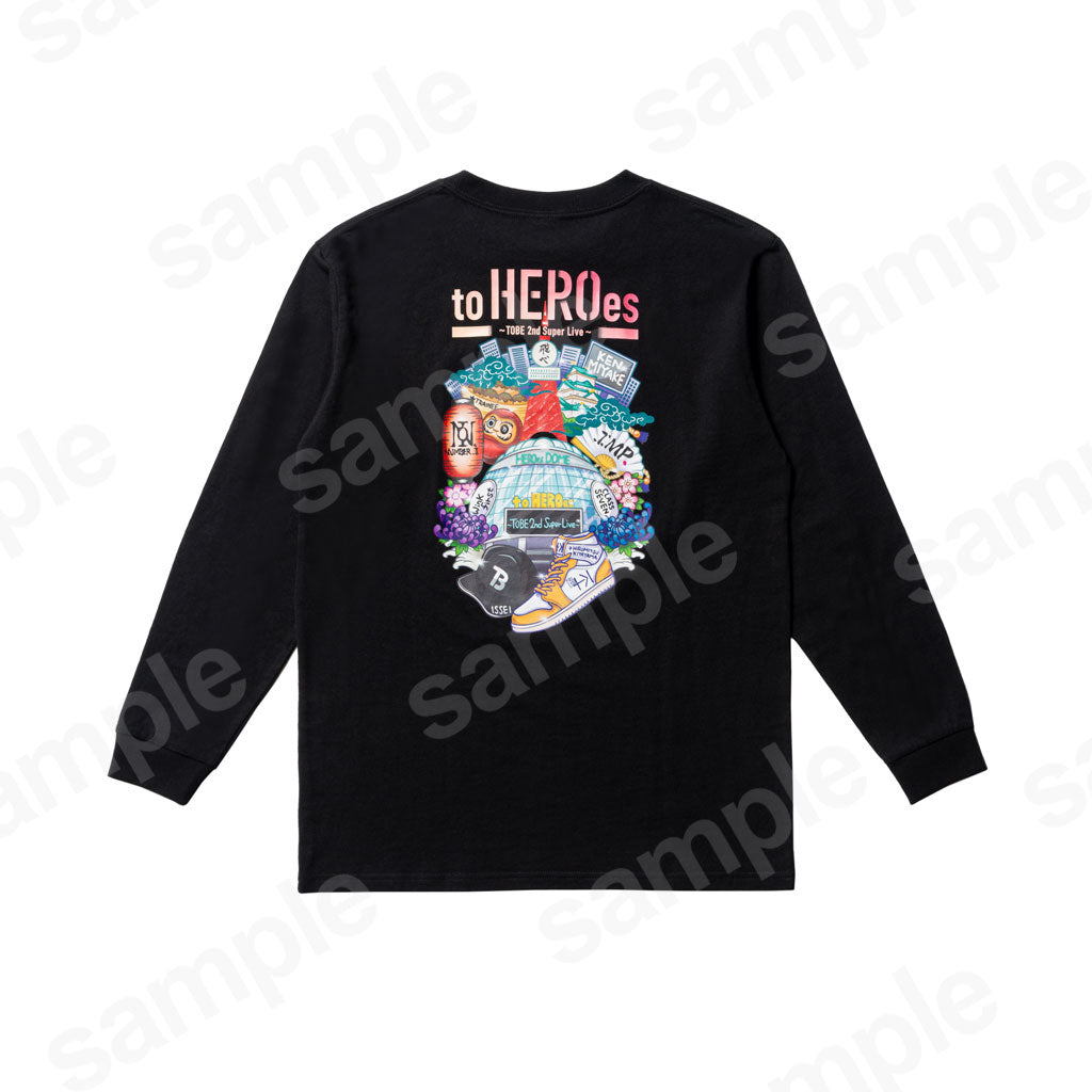 【Regular Sales】[to HEROes ～TOBE 2nd Super Live～]Long Sleeve T-Shirt