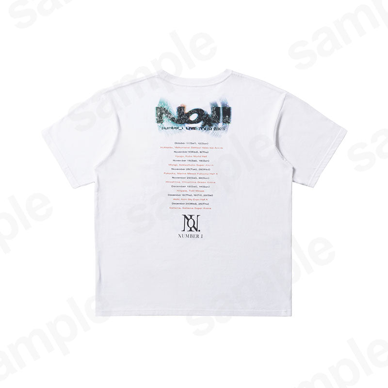 Number_i 2025 ［No.II] ツアーTシャツ（ホワイト） Number_i LIVE TOUR 2025 | TOBE OFFICIAL STORE
