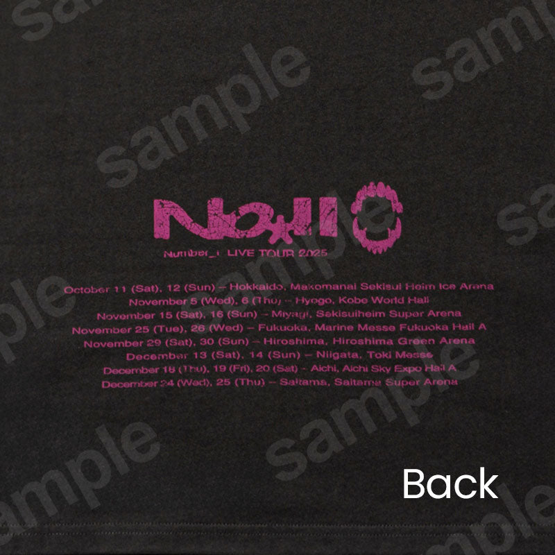 新品未開封Number_i No.Ⅱ Tシャツ スミクロ No.Ⅱ ペンライト 2025】Number_i LIVE TOUR No.Ⅱ Tシャツ（スミクロ） - メルカリ