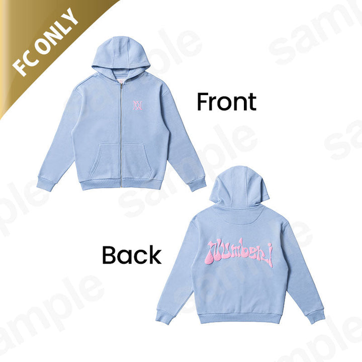 【受注商品】[Numbers Ur'26]ジップアップフーディー(ブルー)