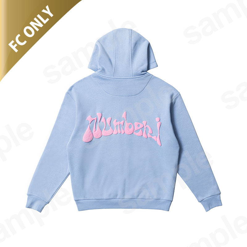 【受注商品】[Numbers Ur'26]ジップアップフーディー(ブルー)