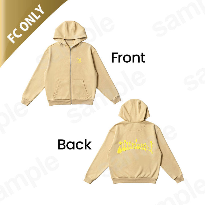 【受注商品】[Numbers Ur'26]ジップアップフーディー(イエロー)