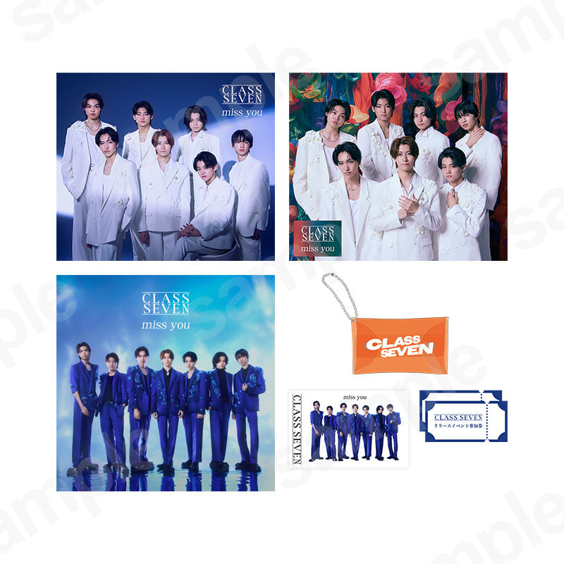 【Early Pre-order with Event Participation Ticket】《with a special offer for purchasing 3 editions in bulk (“Marmalade” Orange ver.)》"miss you" Limited First Edition A & Limited First Edition B & Standard Edition