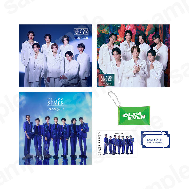 【Early Pre-order with Event Participation Ticket】《with a special offer for purchasing 3 editions in bulk (“ZAWAMEKI” GREEN ver.)》"miss you" Limited First Edition A & Limited First Edition B & Standard Edition