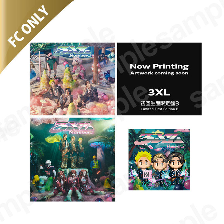 【Pre-order・FC Limited】《with a special offer for purchasing 3 editions in bulk & Lucky Draw Entry》"3XL" Limited First Edition A & Limited First Edition B & Standard Edition