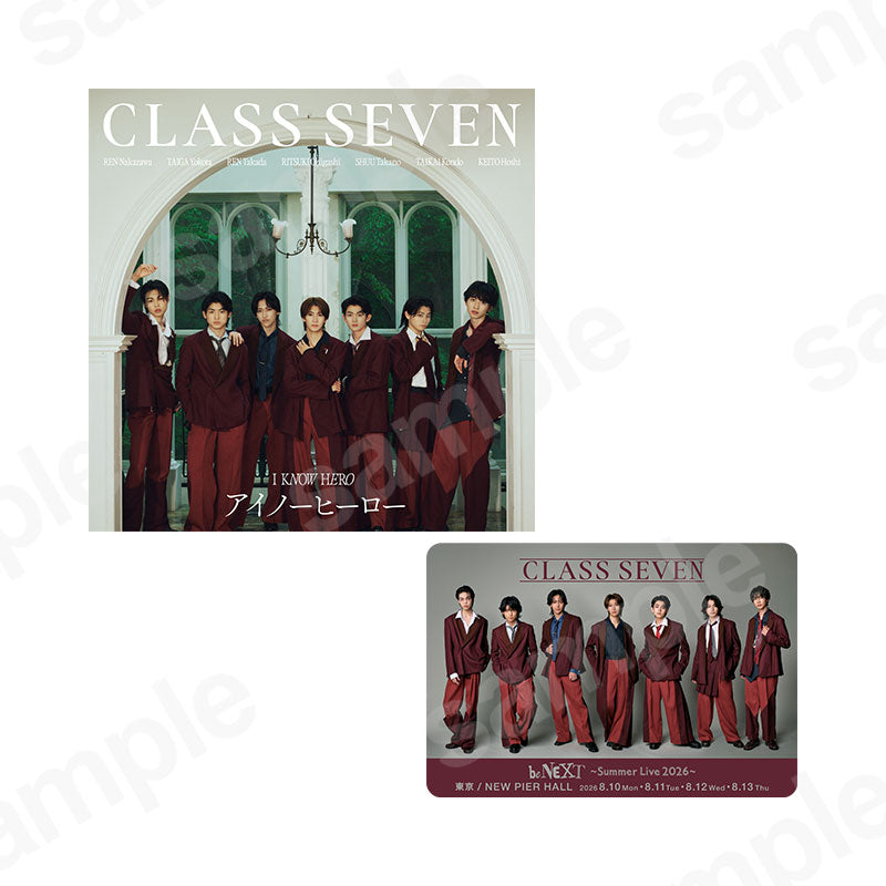 【be NEXT開催記念特典付】「アイノーヒーロー」通常盤