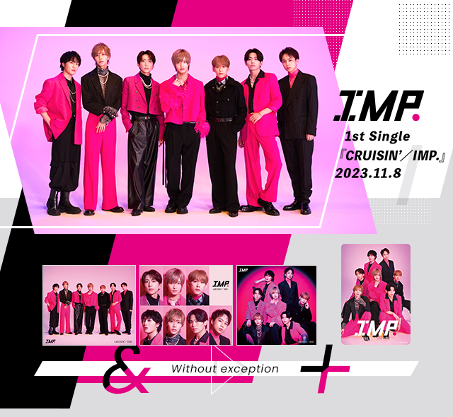 IMP. 初回盤A初回盤B通常盤3形態 SWITCHing CRUISIN' IMP. CRUISIN' | TOBE OFFICIAL STORE