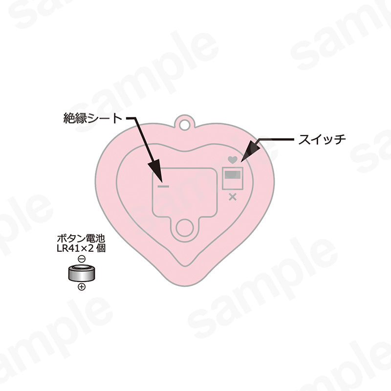 【受注商品】「3XL」ハートのペンダント