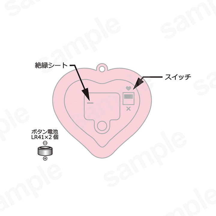 【受注商品】「3XL」ハートのペンダント
