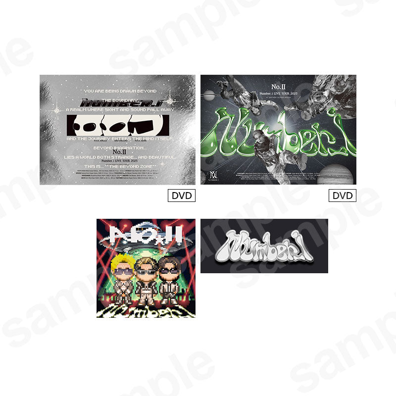 【Pre-order】《with a special offer for purchasing 2 editions in bulk》"Number_i LIVE TOUR 2025 No.Ⅱ" Limited First Edition DVD & Standard Edition DVD