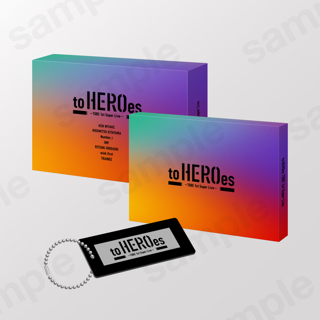 【Pre-order】《with a special offer for purchasing 2 editions in bulk》"to HEROes 〜TOBE 1st Super Live〜" Limited First Edition & Standard Edition