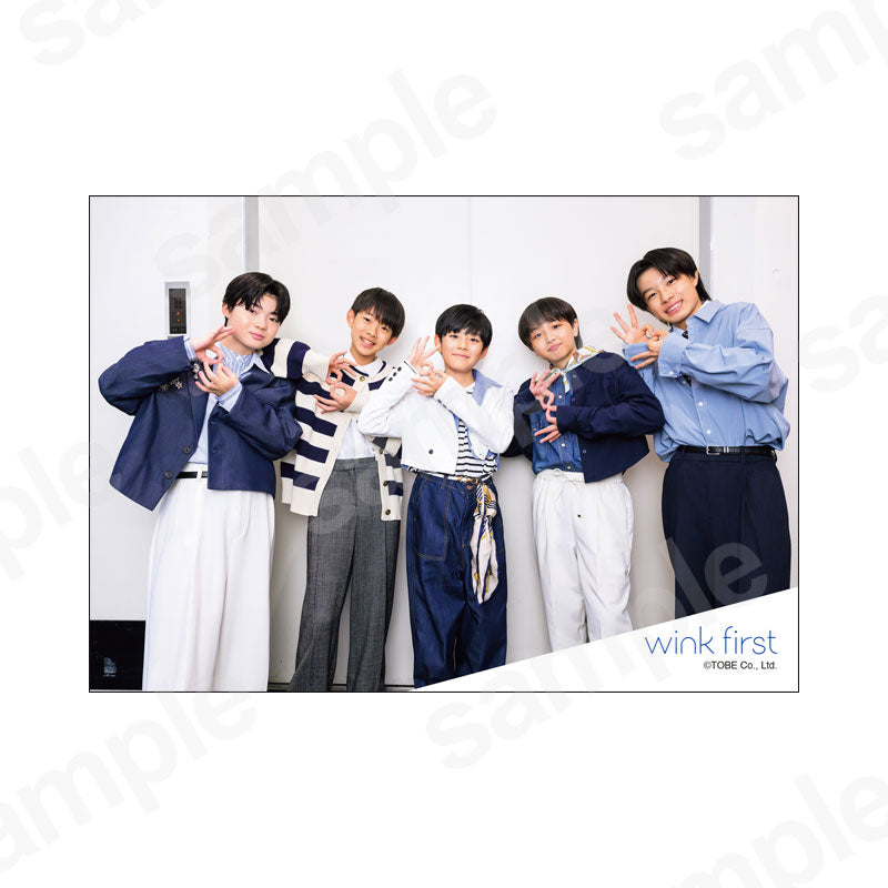 "to HEROes ～TOBE 2nd Super Live～" goods original photo 1／wink first