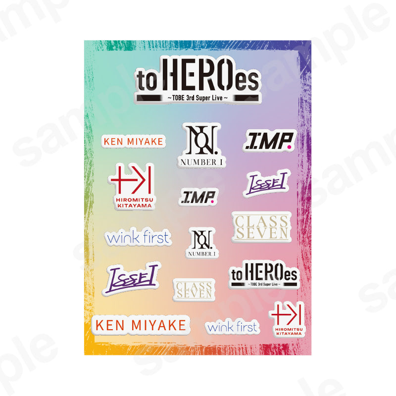 [to HEROes 3rd]オリジナルロゴシール