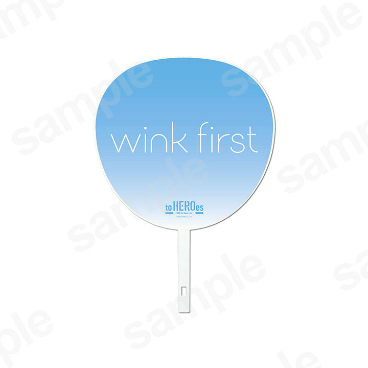 [to HEROes 3rd]うちわ／wink first